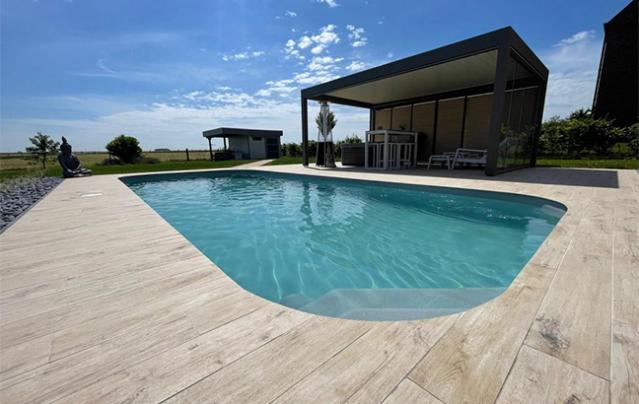 Installation piscine container