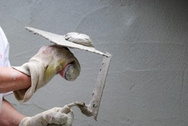 Installation L en béton